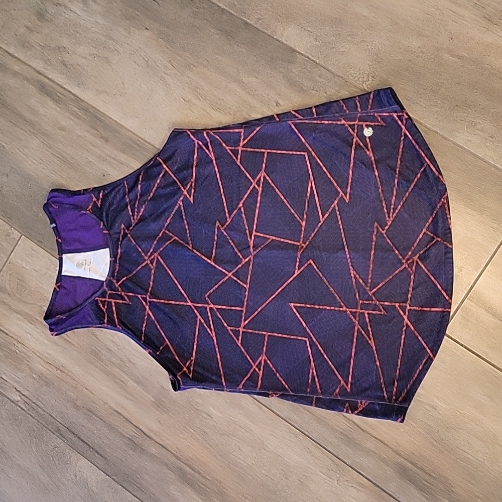 Champion racer back tank with mesh accents, size M